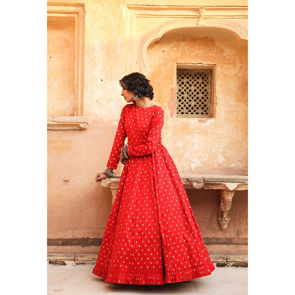Gulabo Jaipur Daulat Red Gown
