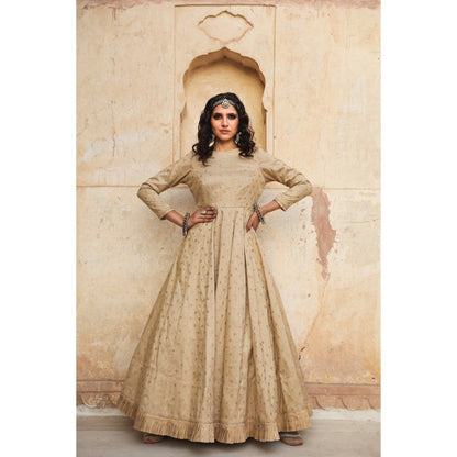 Gulabo Jaipur Daulat Beige Gown