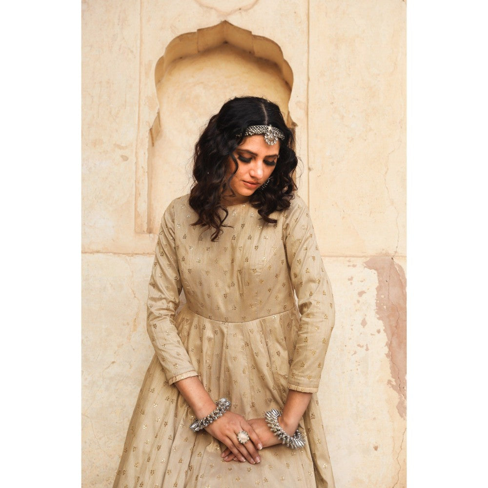 Gulabo Jaipur Daulat Beige Gown