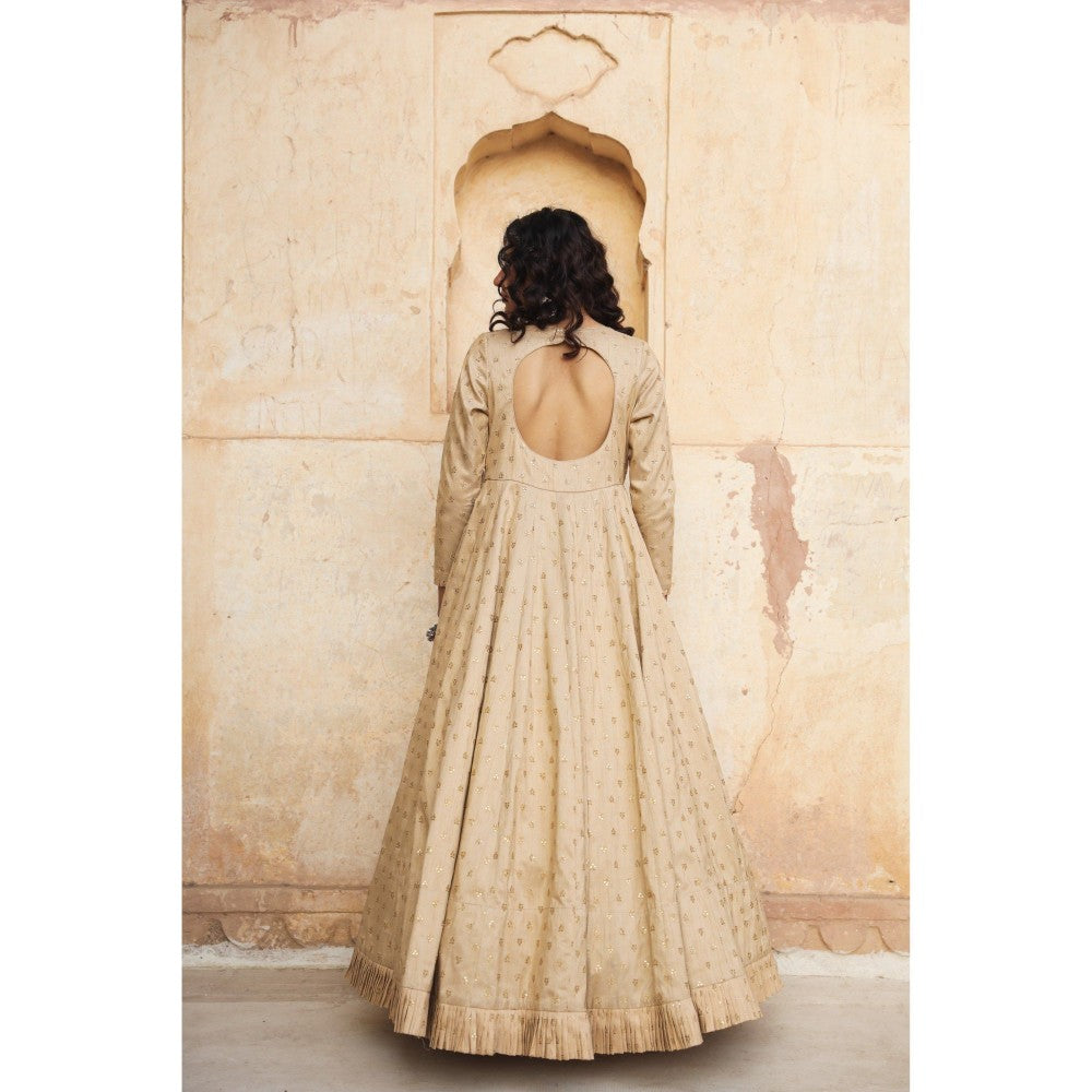 Gulabo Jaipur Daulat Beige Gown