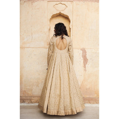 Gulabo Jaipur Daulat Beige Gown