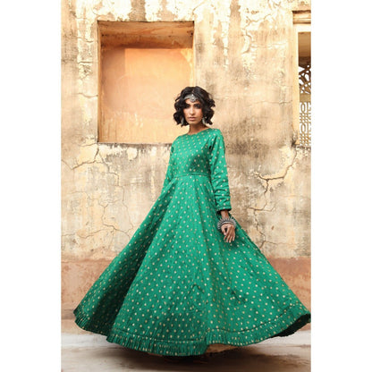 Gulabo Jaipur Daulat Green Gown
