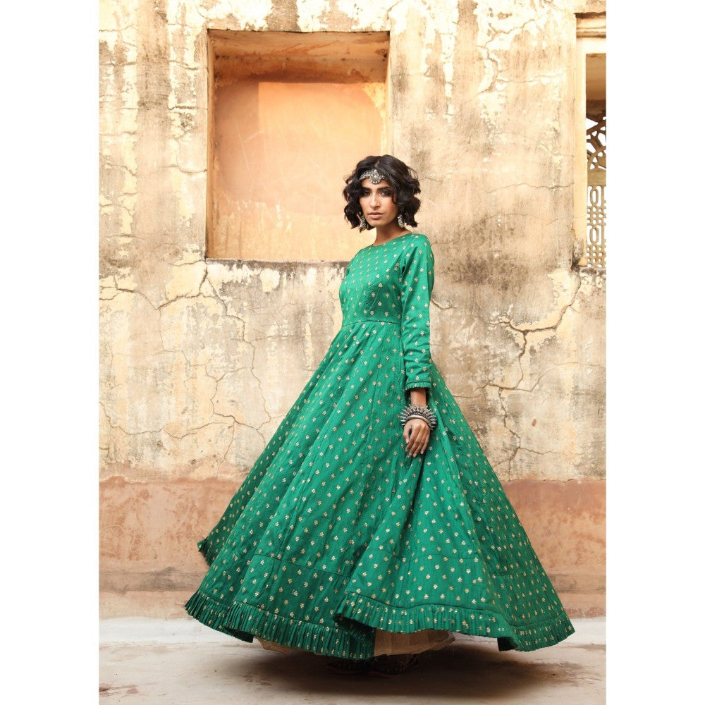 Gulabo Jaipur Daulat Green Gown