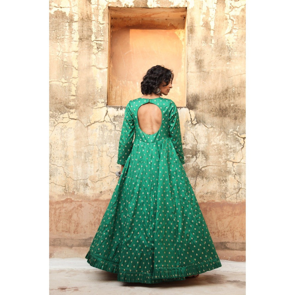 Gulabo Jaipur Daulat Green Gown