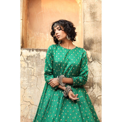 Gulabo Jaipur Daulat Green Gown