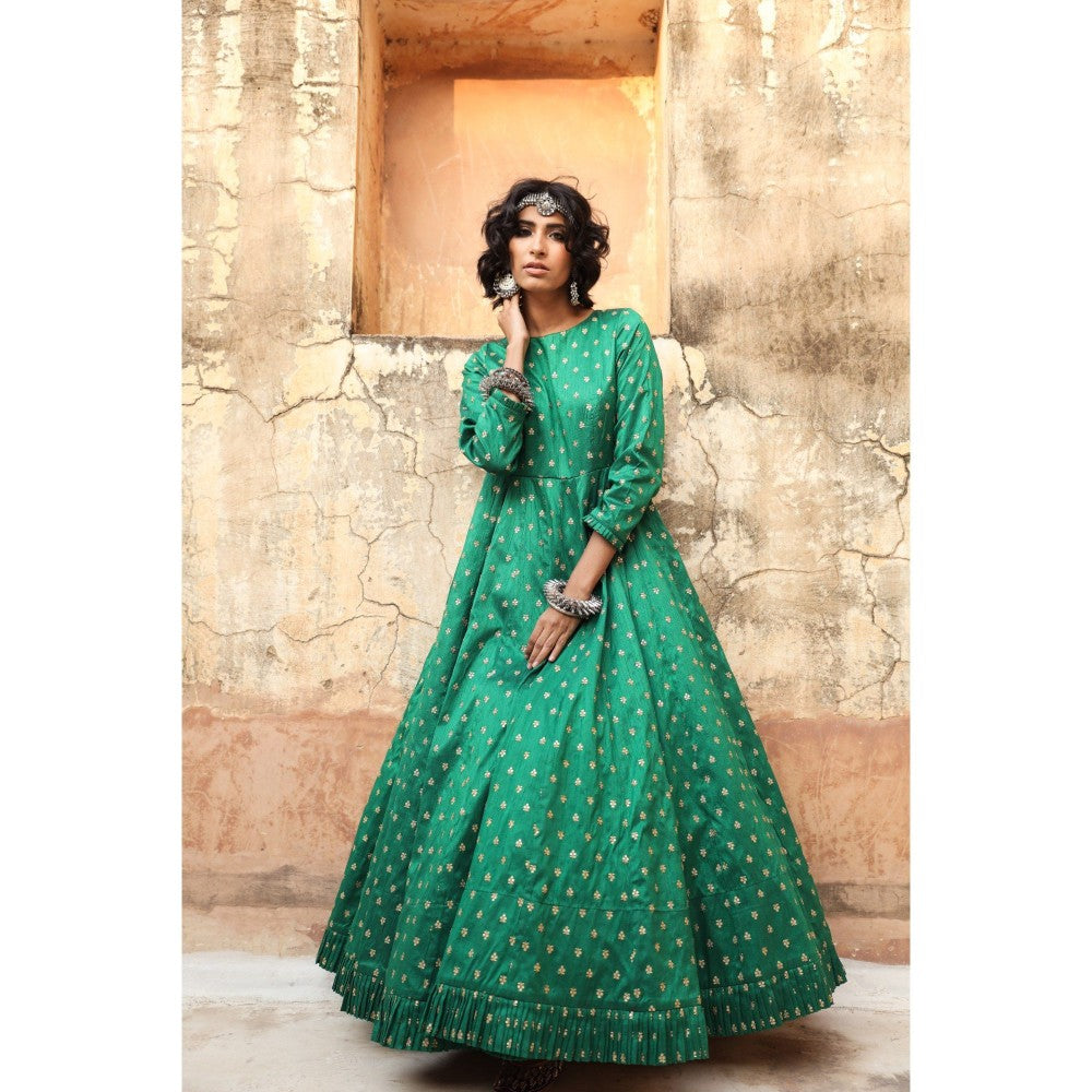 Gulabo Jaipur Daulat Green Gown