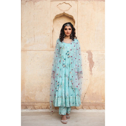 Gulabo Jaipur Gul Sky Anarkali (Set of 3)