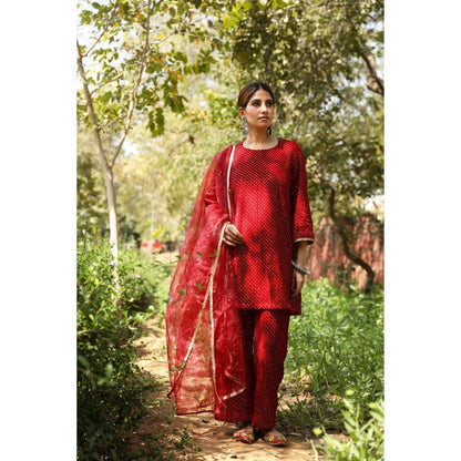 Gulabo Jaipur Gauhar Red (Set of 3)