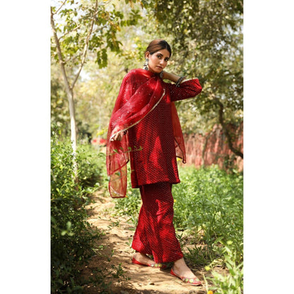 Gulabo Jaipur Gauhar Red (Set of 3)