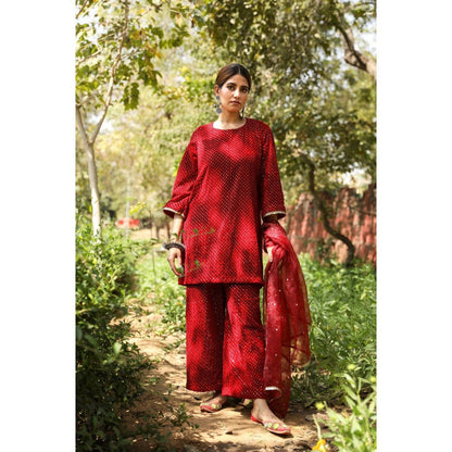 Gulabo Jaipur Gauhar Red (Set of 3)