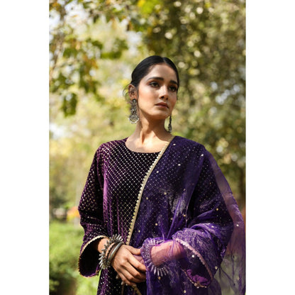 Gulabo Jaipur Gauhar Purple (Set of 3)