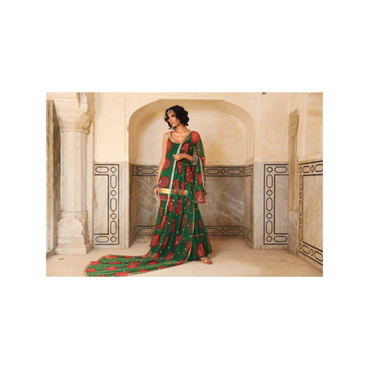 Gulabo Jaipur Shinaz Green Sharara (Set of 3)