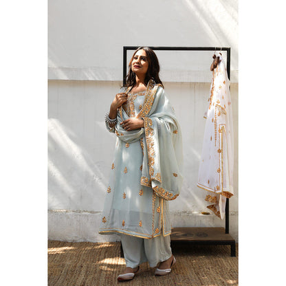 Gulabo Jaipur Nura Sky Straight (Set of 4)