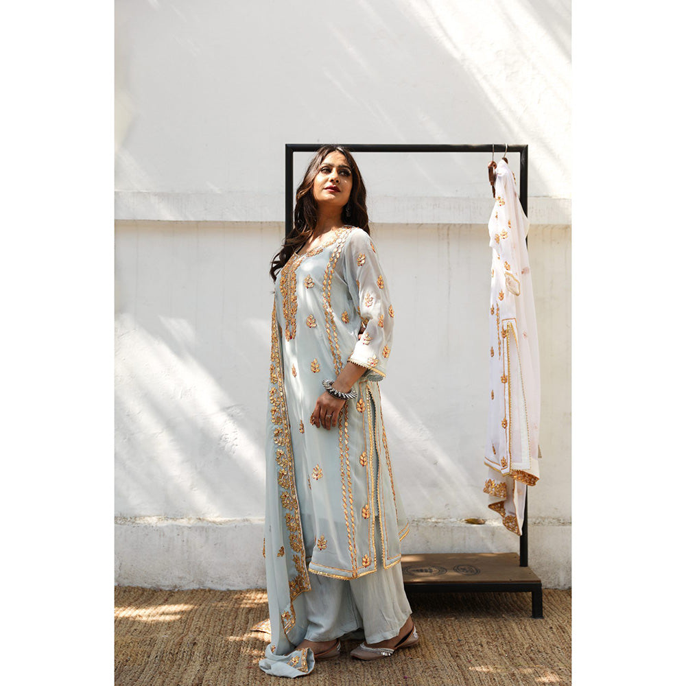 Gulabo Jaipur Nura Sky Straight (Set of 4)