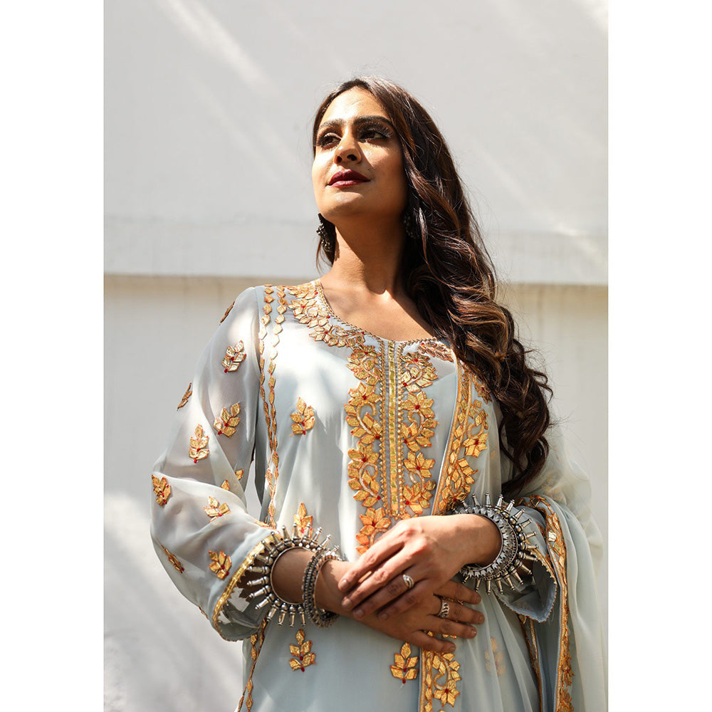 Gulabo Jaipur Nura Sky Straight (Set of 4)