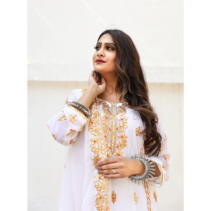 Gulabo Jaipur Nura White Straight (Set of 4)