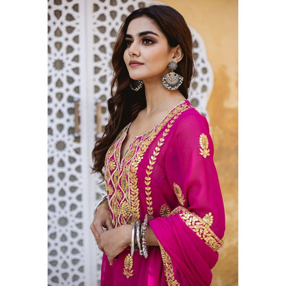Gulabo Jaipur Shiza Pink Straight (Set of 4)
