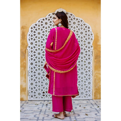 Gulabo Jaipur Shiza Pink Straight (Set of 4)