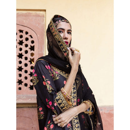 Gulabo Jaipur Mehreen Black Straight (Set of 3)