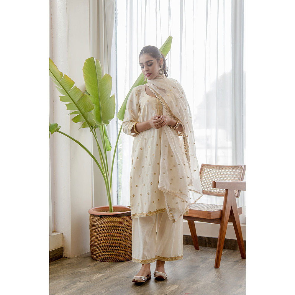 Gulabo Jaipur Madhu Offwhite Straight (Set of 3)