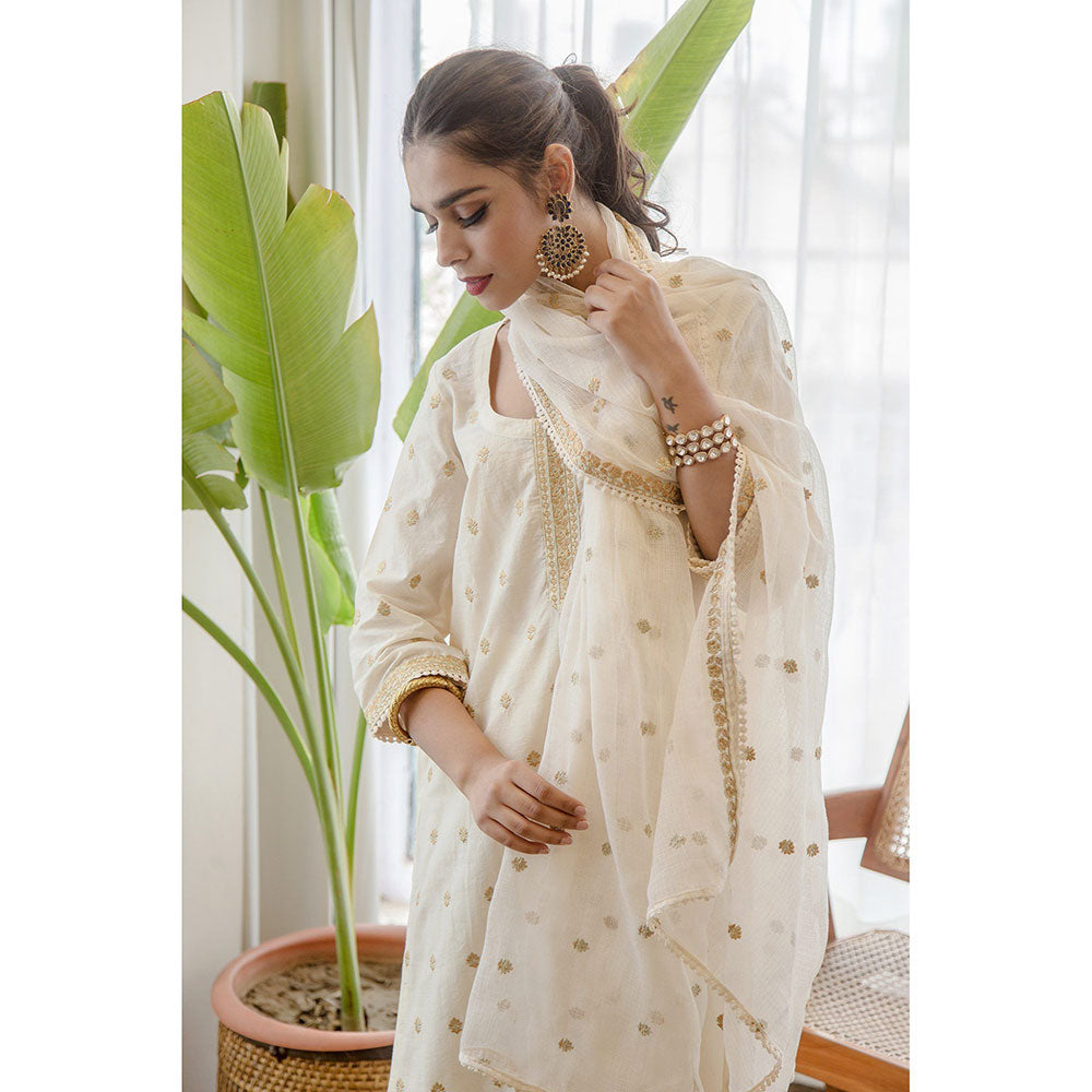 Gulabo Jaipur Madhu Offwhite Straight (Set of 3)