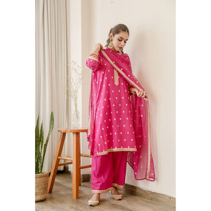 Gulabo Jaipur Madhu Pink Straight (Set of 3)