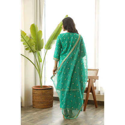 Gulabo Jaipur Madhu Green Straight (Set of 3)