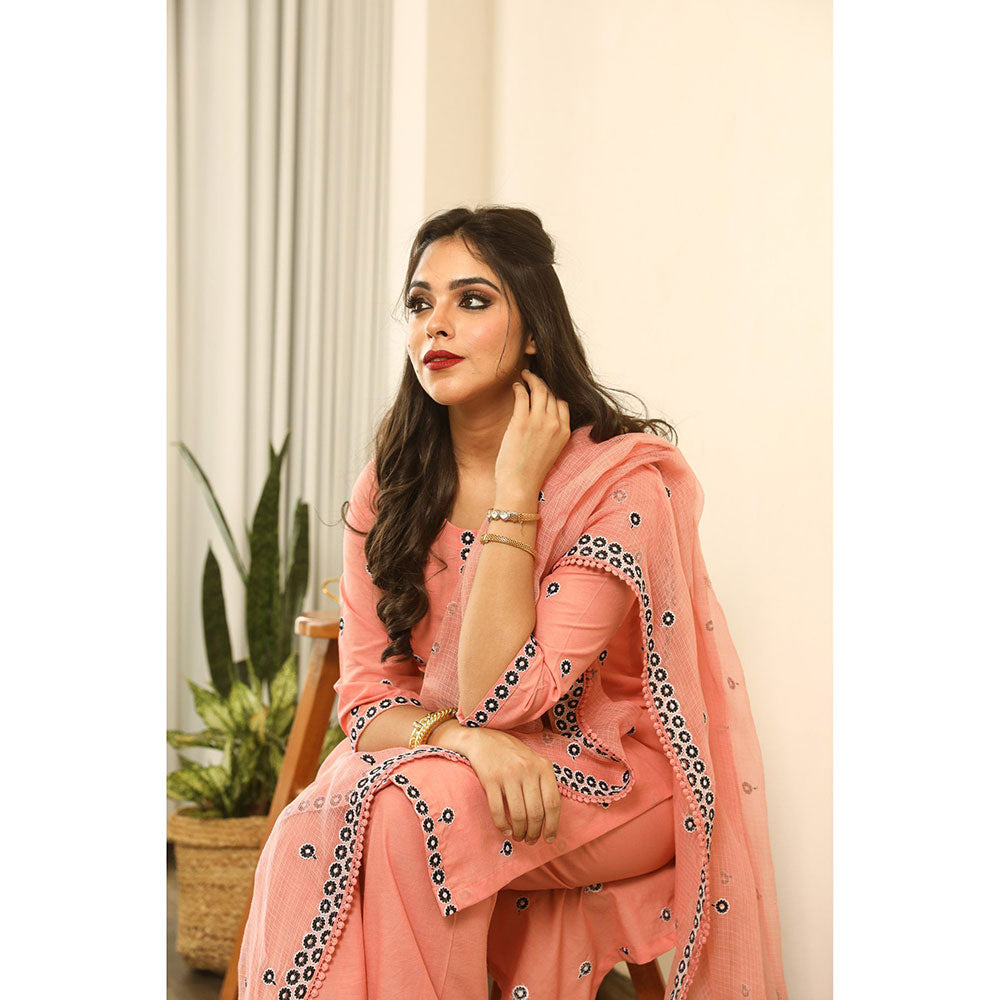 Gulabo Jaipur Panchi Peach Straight (Set of 3)