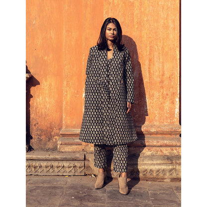 Gulabo Jaipur Kafia Black Co-ord (Set of 3)