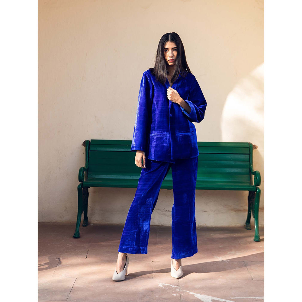 Gulabo Jaipur Karla Blue Co-ord (Set of 2)