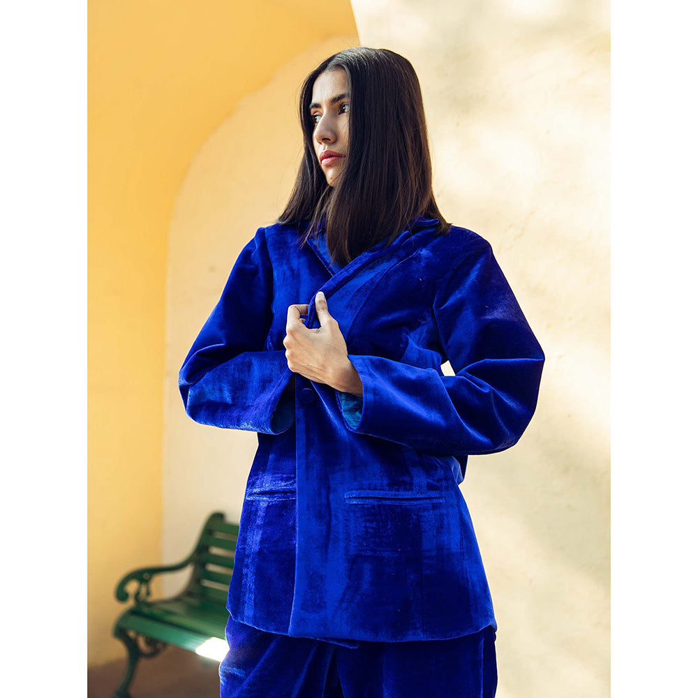 Gulabo Jaipur Karla Blue Co-ord (Set of 2)