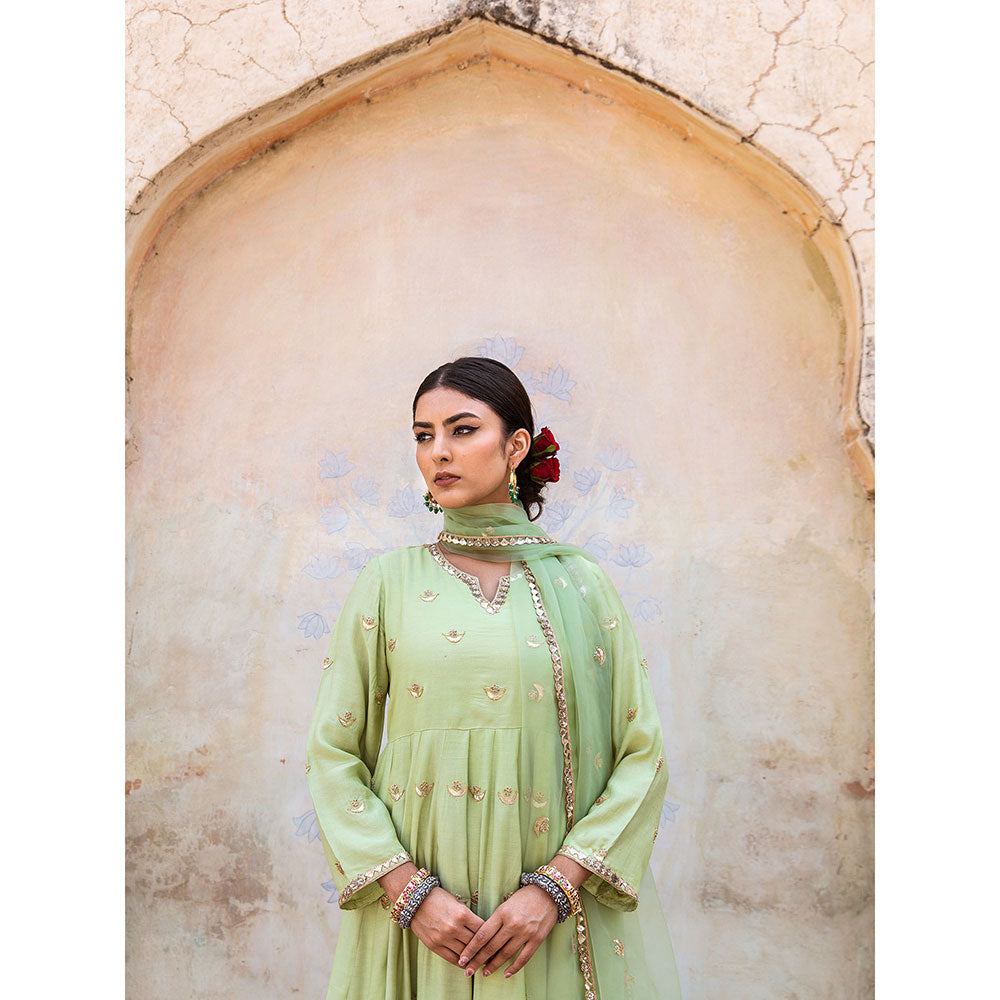 Gulabo Jaipur Chandni Pista Kurta (Set of 3)