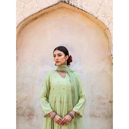 Gulabo Jaipur Chandni Pista Kurta (Set of 3)