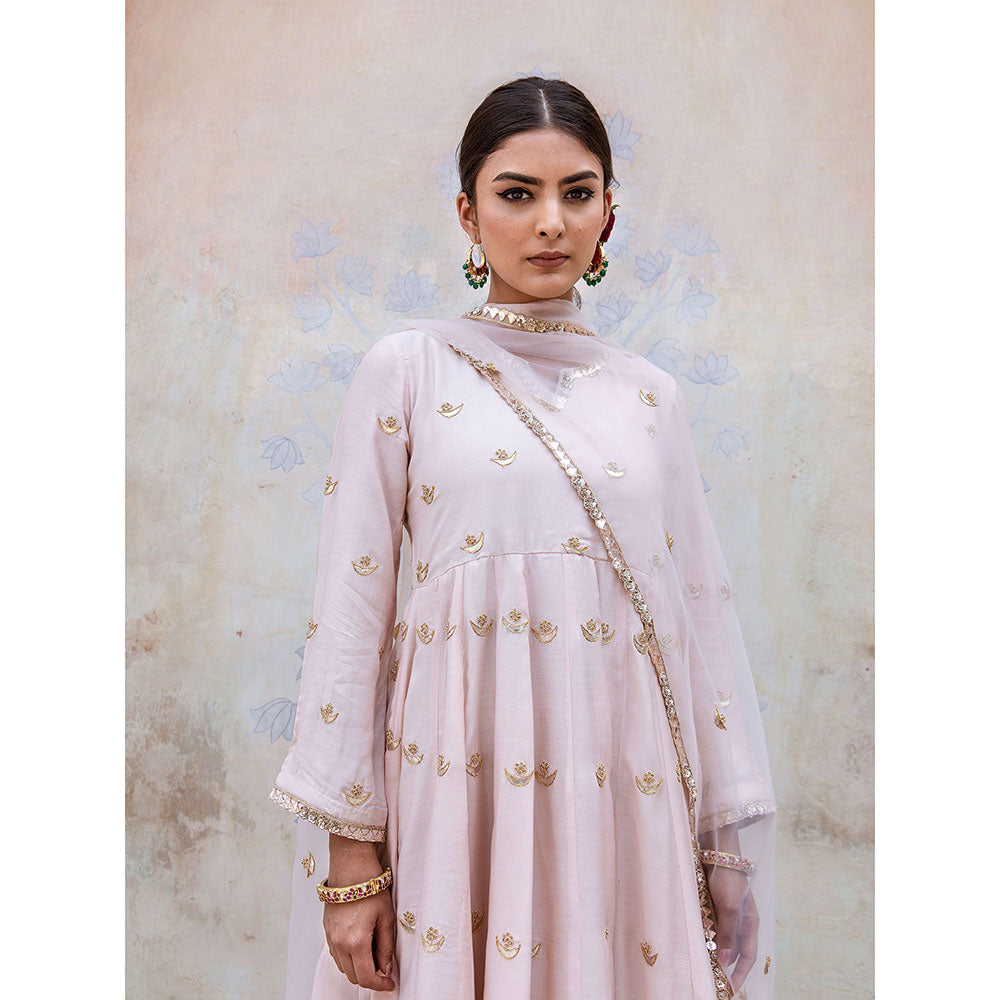 Gulabo Jaipur Chandni Pink Kurta (Set of 3)