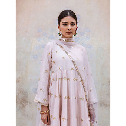 Gulabo Jaipur Chandni Pink Kurta (Set of 3)