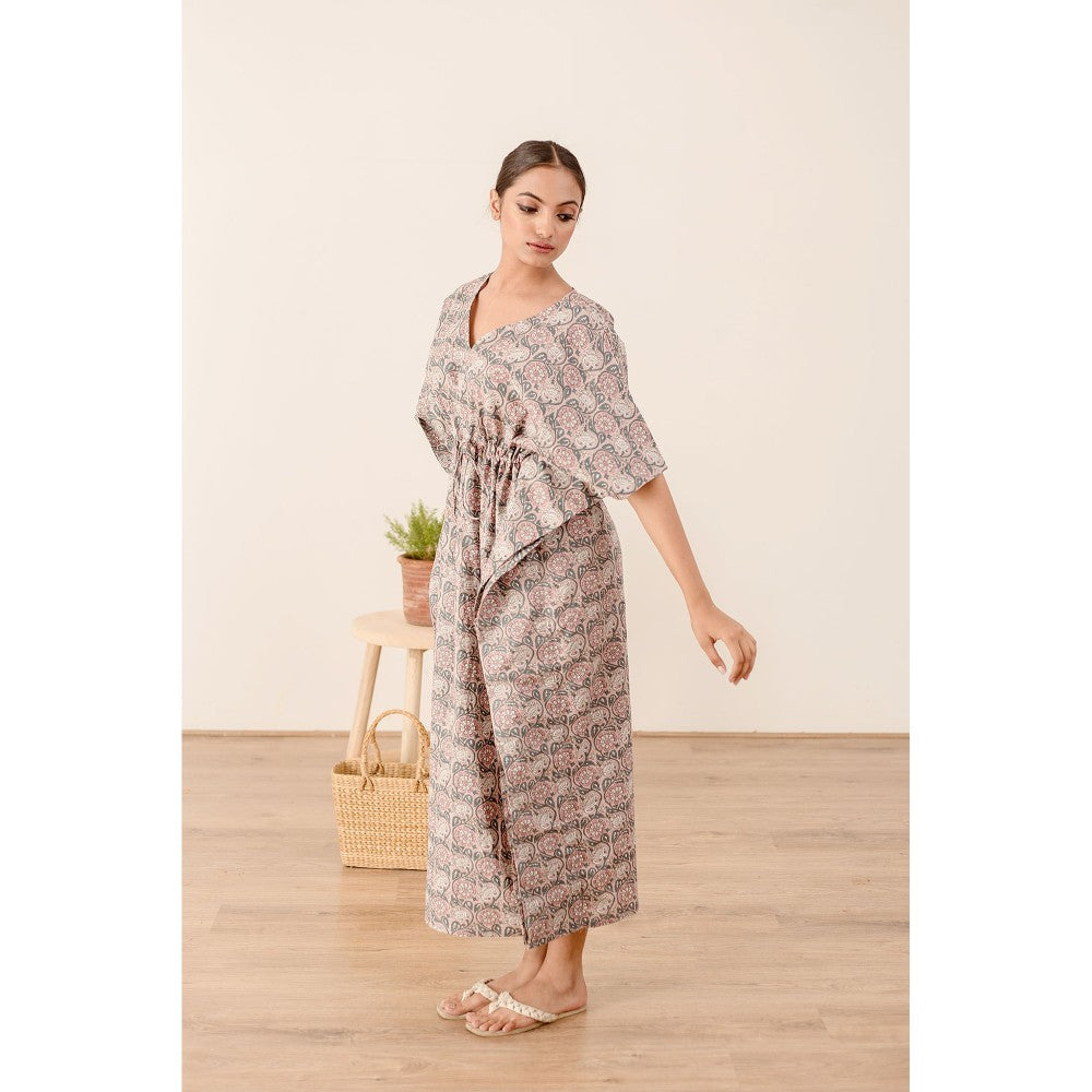 Gulabo Jaipur Taru Grey Kaftan
