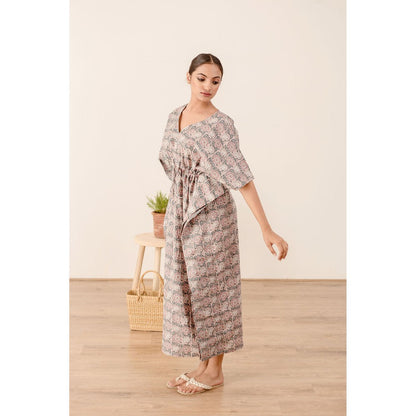 Gulabo Jaipur Taru Grey Kaftan