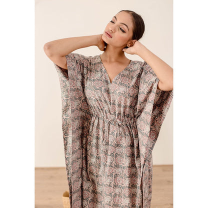 Gulabo Jaipur Taru Grey Kaftan