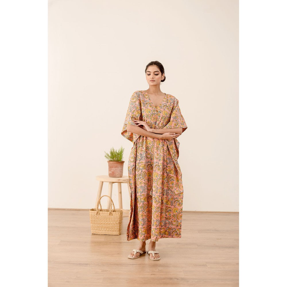 Gulabo Jaipur Taru Peach Kaftan