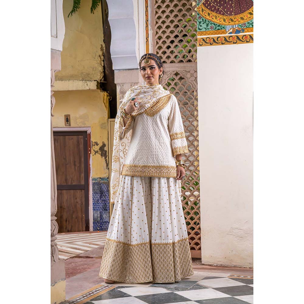 Gulabo Jaipur Poornima Sharara (Set of 3)