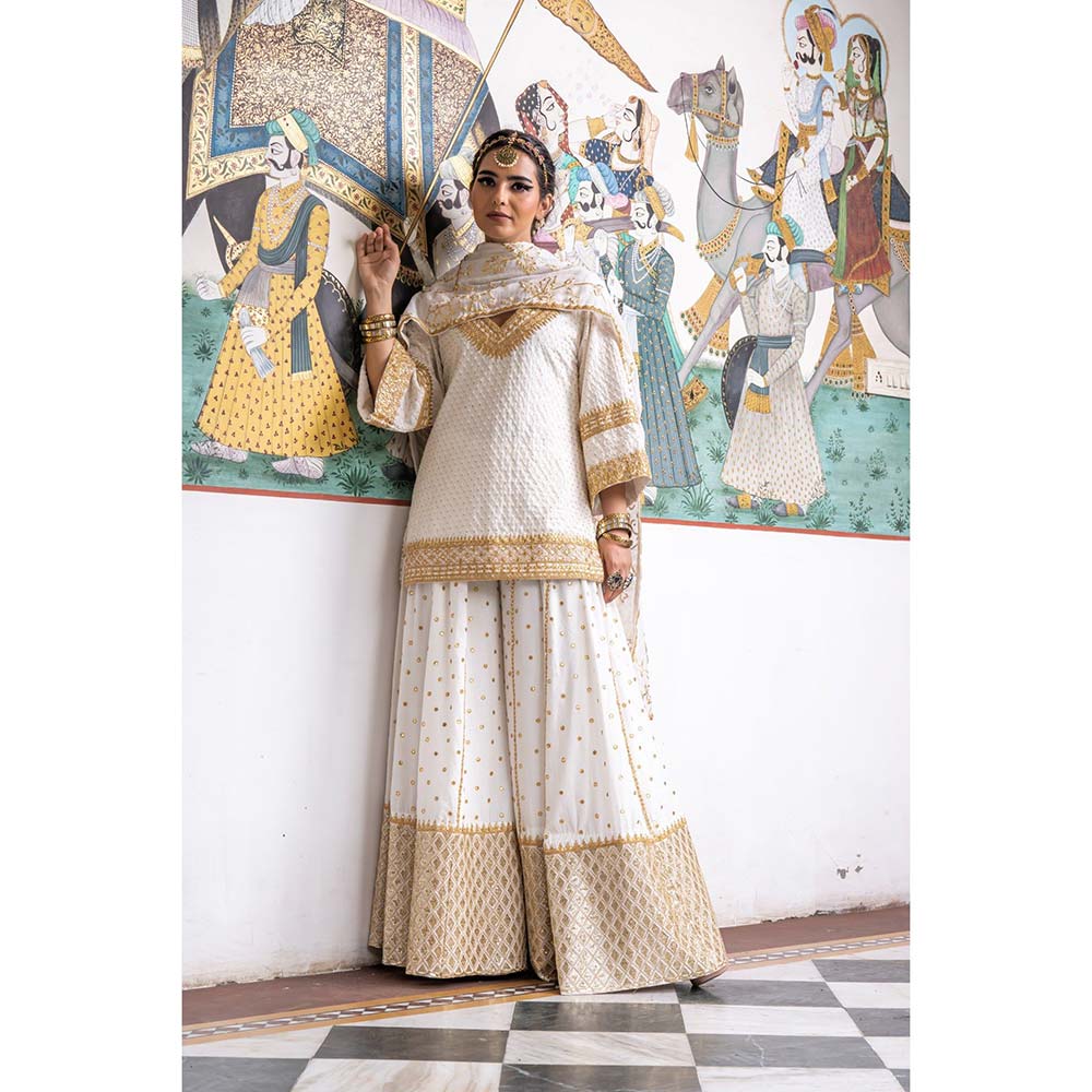Gulabo Jaipur Poornima Sharara (Set of 3)