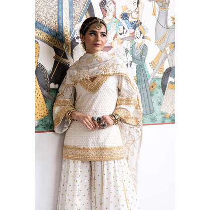 Gulabo Jaipur Poornima Sharara (Set of 3)
