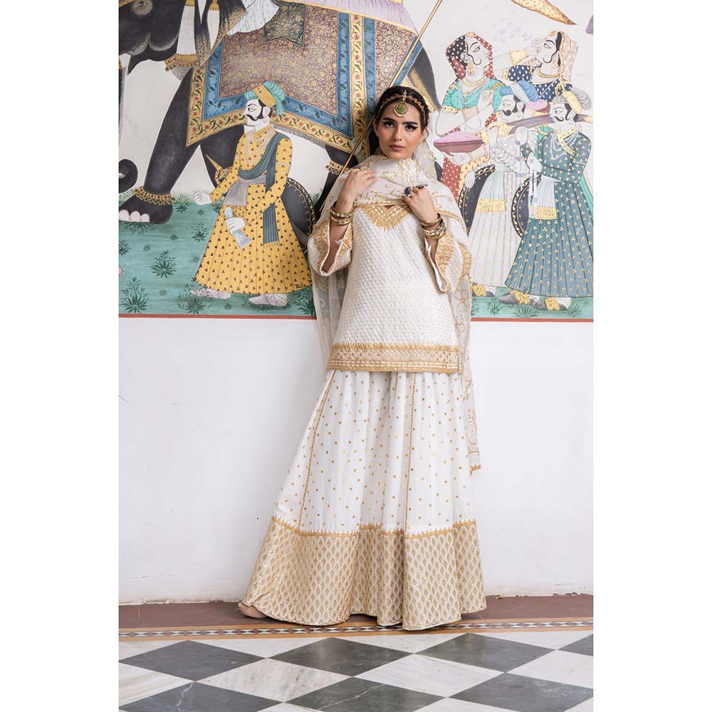 Gulabo Jaipur Poornima Sharara (Set of 3)