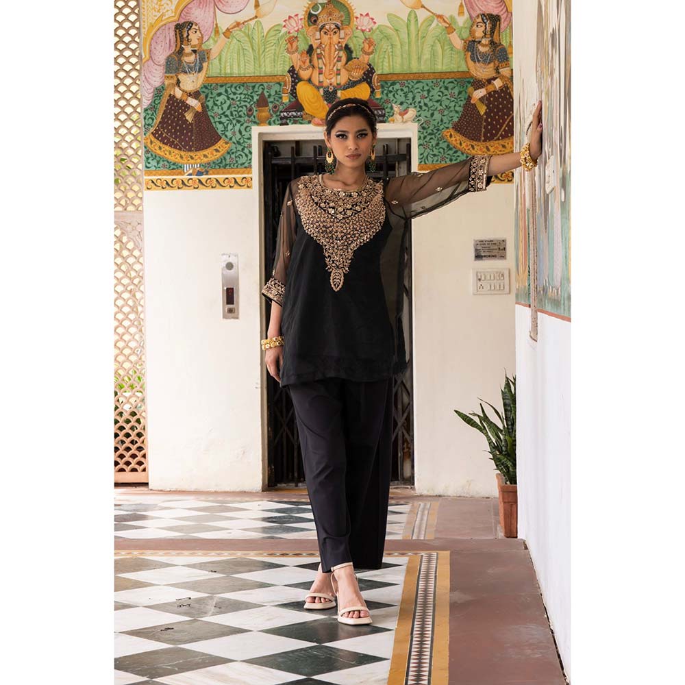 Gulabo Jaipur Zifa Black Co-ord (Set of 2)