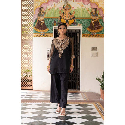 Gulabo Jaipur Zifa Black Co-ord (Set of 2)
