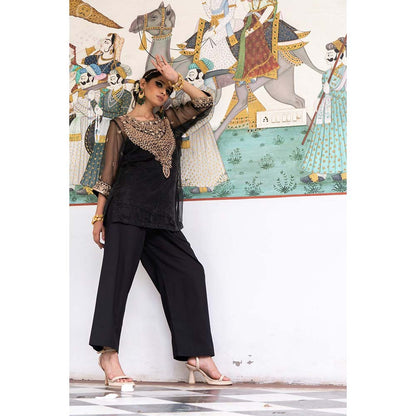 Gulabo Jaipur Zifa Black Co-ord (Set of 2)