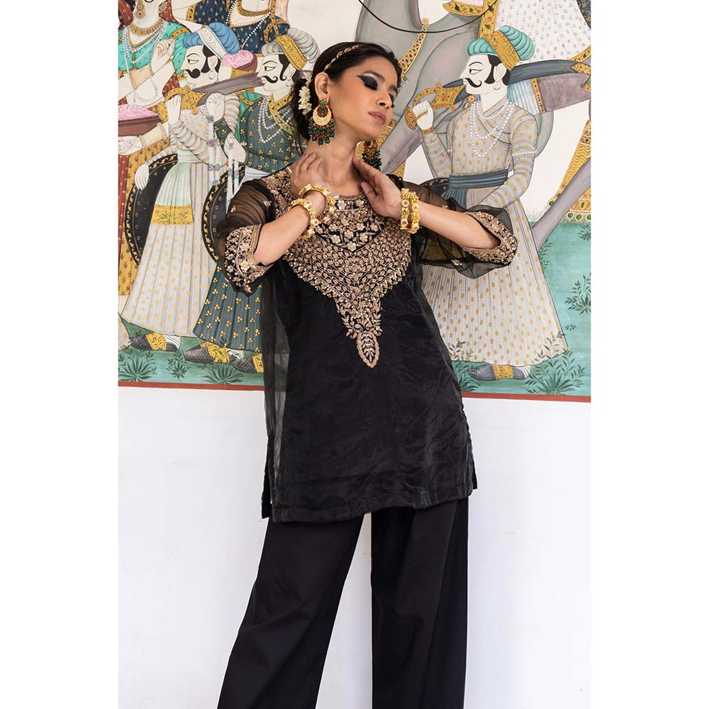Gulabo Jaipur Zifa Black Co-ord (Set of 2)