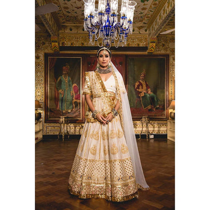 Gulabo Jaipur Gulnoor Lehenga (Set of 4)