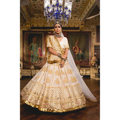 Gulabo Jaipur Gulnoor Lehenga (Set of 4)