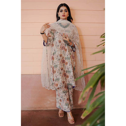 Gulabo Jaipur Meer Multi-Color Printed Embellished Kurta (Set of 3)